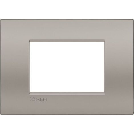 Bticino livinglight air placca 3 moduli colore sabbia lnc4803sb