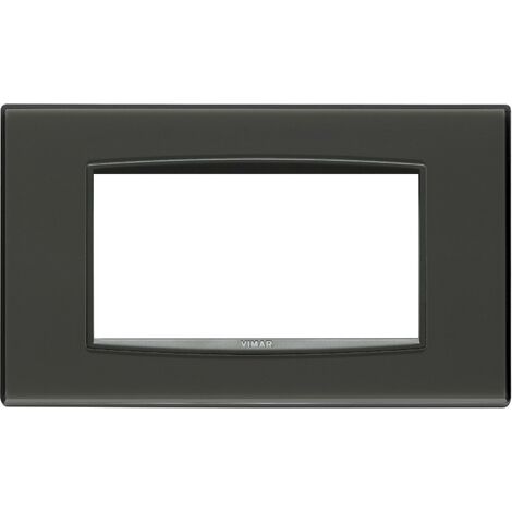 Placca Classic 4M Reflex antracite Eikon vimar 20654.42