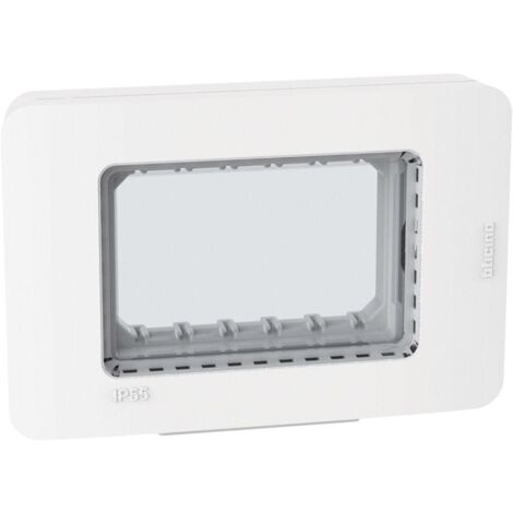BTICINO 28603W - Placca IP55 3 moduli - bianco MatixGo