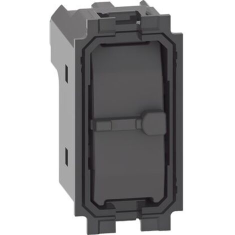 Pulsante doppio interbloccato 1 modulo 10a 250v non illuminabile serie civile living now bticino k4037n