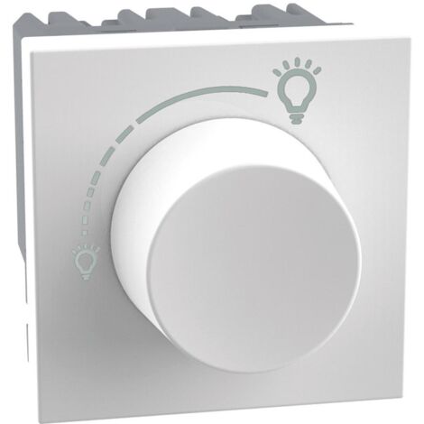 Dimmer universale bticino matixgo rotativo 2 moduli bianco - jw4415