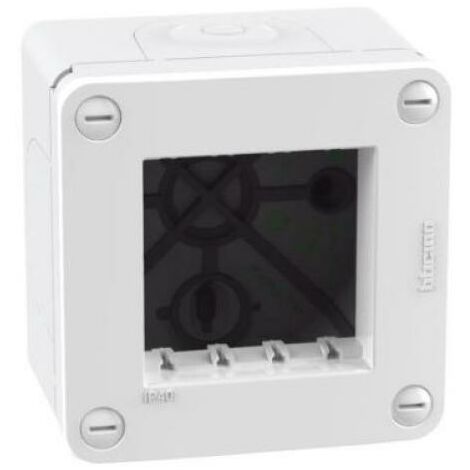 BTICINO 28402W - Scatola stagna 2 moduli IP40 Bianco - MatixGo