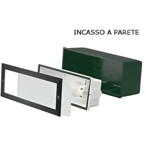 Sovil incasso a parete rettangolare segnapasso da esterno 215/06