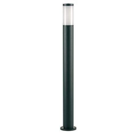Paletto da pavimento diffuso e27 ip65 ik10 alluminio nero sovil fidel 825 06
