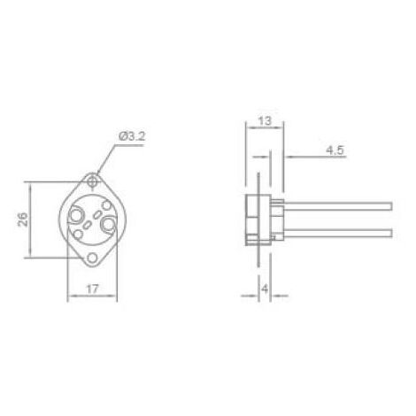 Portalampada FAI Per Fluorescenti G23 - Bianco, 31.5x35.2 Mm - Foto 4