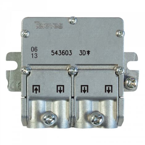 Partitore a 3 vie sistema EasyF derivazione 15dB Televes 543603