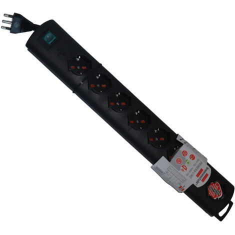 Multipresa 8 posti brennenstuhl primera-line 2 metri nero - 1153305128