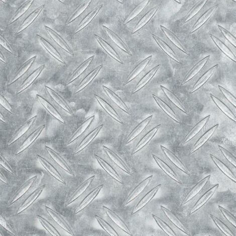 Lamiera alluminio spazzolato 250x500 mm argento | OBI