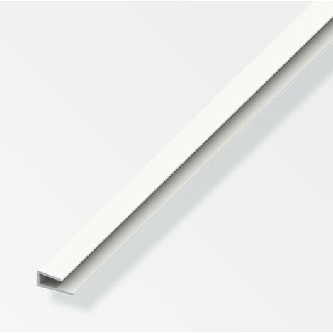 PROFILO PER BORDI 4MM PVC BIANCO 1 METRO