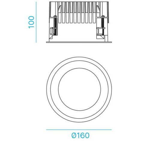 Faretto Ad Incasso Led Nobile Illuminazione Combo C R Con Driver W