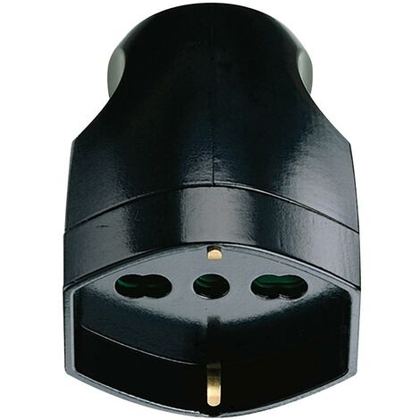 00225 Presa Mobile Sicury 2P+T 16 a 250 V Nero