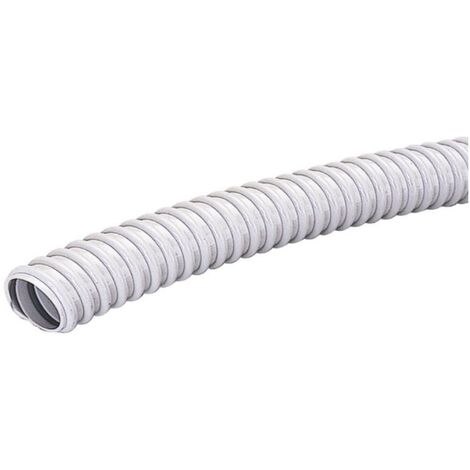 Guaina spiralata autoestinguente tubifor diametro 12mm da 10m grigio - tfgs012gs010