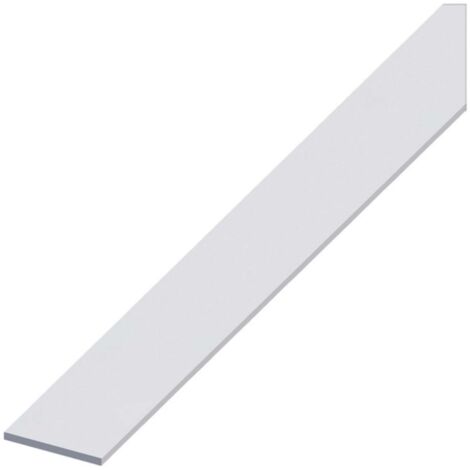 Alfer Profilo Barra Piatta Alluminio Argento Satinato Mm. 20X2 Mt. 2 - 5 Pz