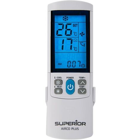 Superior Telecomando Universale Climatizzatori AirCo Plus illuminato