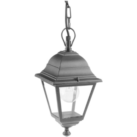 Lanterna a sospensione sovil ip43 e27 1x60w max nero -  133.031/06