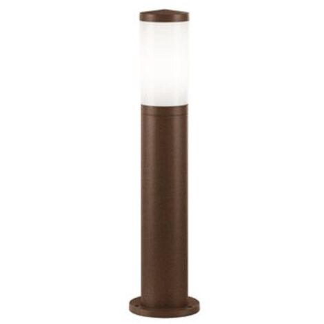 Palo Basso Moderno Panama Alluminio Ruggine-Corten 1 Luce E27 300Cm