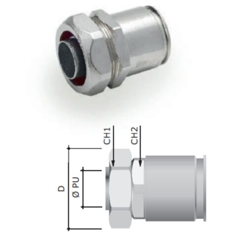 Karasto raccordo spray marca Öhler GmbH 83 K d.7 mm 1.9 cm (1,9 cm) Kon. Geka Karasto m.o NBR