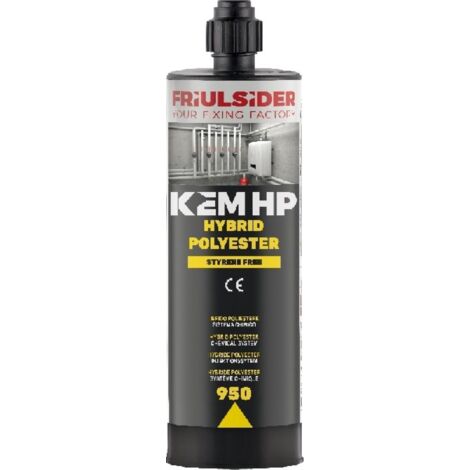 Ancorante chimico resina poliestere kem hp hybrid - Capacità: ml 300 - 6 pz