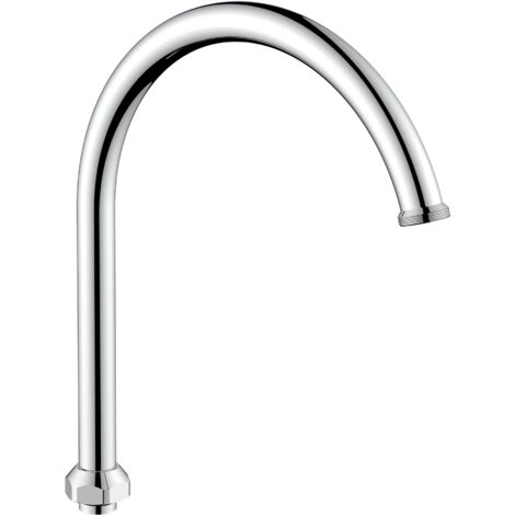 Bocca a collo di cigno idro-bric canna da 18mm cromo - sacmin0046cr