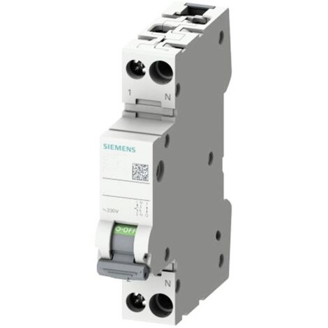 Interruttore Magnetotermico Siemens 25A 1P+N 6KA curva C 1 Modulo 5SL60257