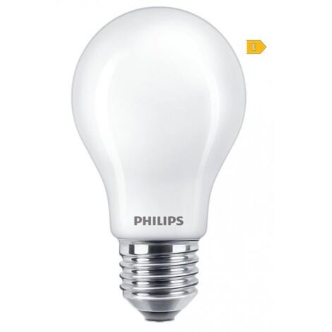 Philips lampada a goccia led corepro ledbulb7-60w e27 a60 840 fr classe di efficienza e