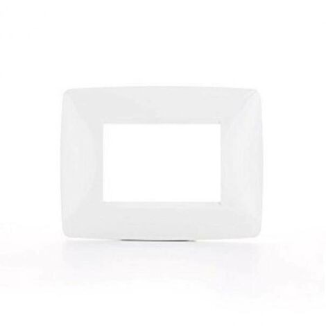 Gewiss Chorus placca ONE 3P bianco GW16103TB
