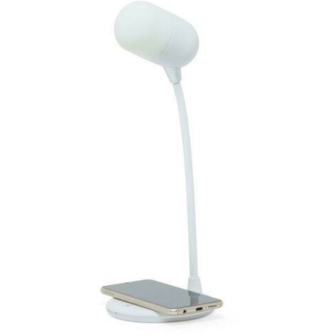 Dmail lampada da tavolo con speaker bluetooth e caricatore wireless 429922