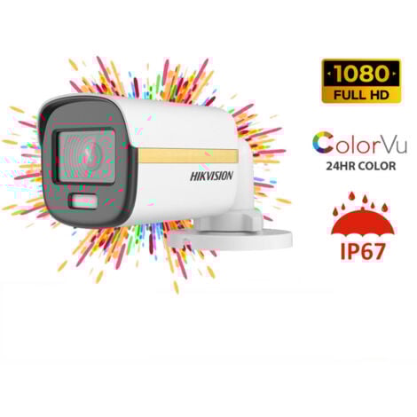 Hikvision telecamera mini bullet colorvu 2mp 3,6mm ds-2ce10df3t-f 300512765