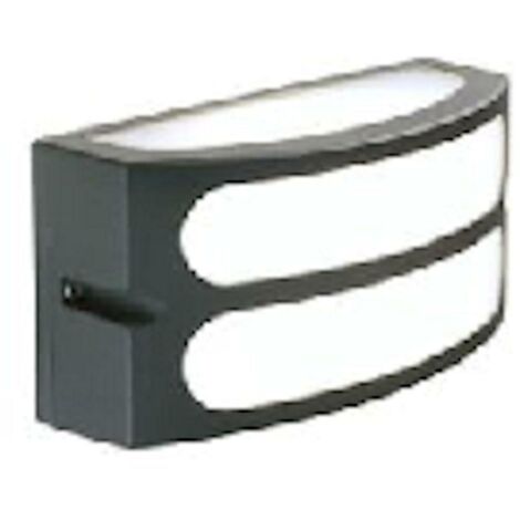 Sovil illuminazione da parete led squba-applique e27 grigio 175/16