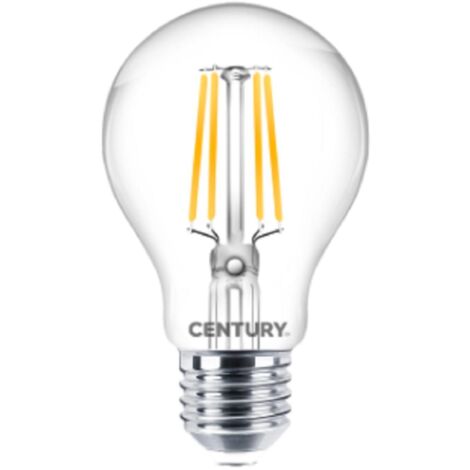 Century lampada filamento led incanto chiara goccia a60 8w e27 4000k ing3-082740