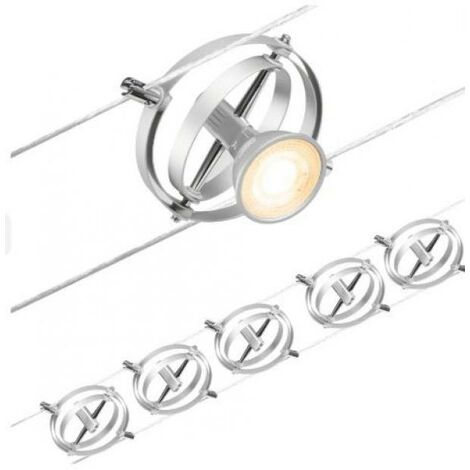 Set cardan paulmann 94436-5xgu5,3-cromo opaco