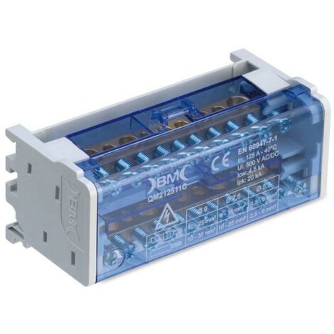 Morsettiera modulare 125a 2 poli bm qm212515c