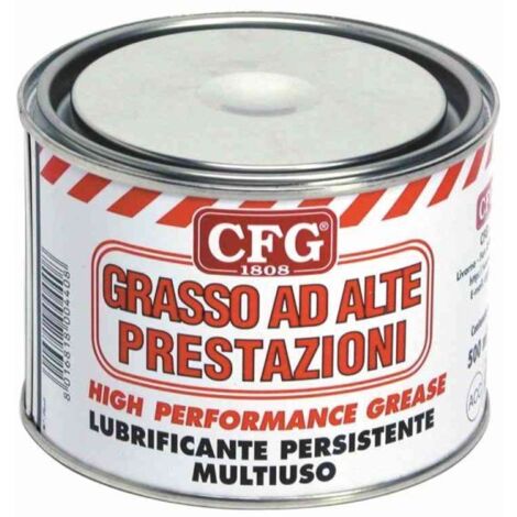 Cfg grasso ad alte prestazioni, lubrificante persistente multiuso 500ml l00602