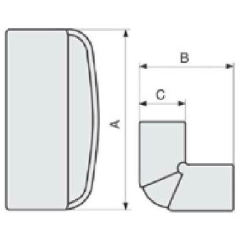 Angolo Esterno Variabile Per Canali Porta Cavi Bocchiotti 60X40