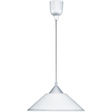 CONO SOSP.RIGHE B.CO D.30 E27 60W