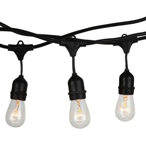 V-TAC Catenaria LED lunga 15 metri con un Attacco E27 ogni metro Impermeabile