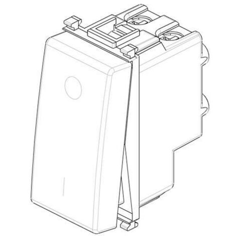 VIMAR 14015 - Interruttore 2P 16AX Bianco (Plana)