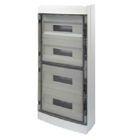 Centralino Gewiss esterno IP65 72 (18x4) portello fumè IP65 GW40109