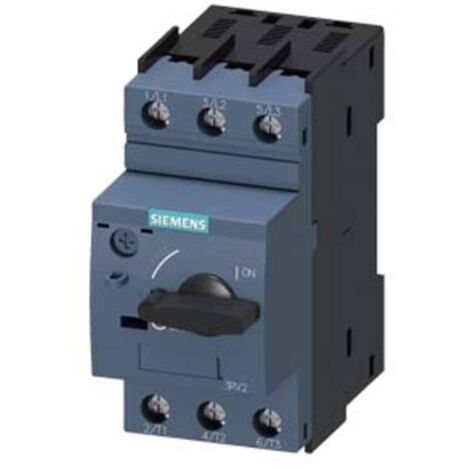 Siemens interruttore 3 poli automatico per protezione motore grandezza s00 3rv20111fa10