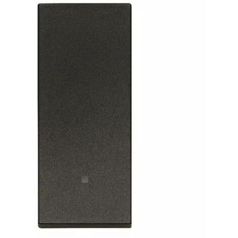 Pulsante illuminato nero serie Linea vimar 30008.G