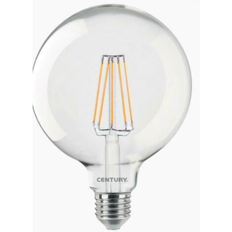 Century lampadina incanto filamento globo led 10w attacco e27 luce fredda  ing125-102760
