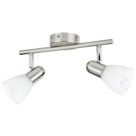 Faretto 2 luci philips burlap in metallo attacco e14 ip20 nickel - 5023217e7