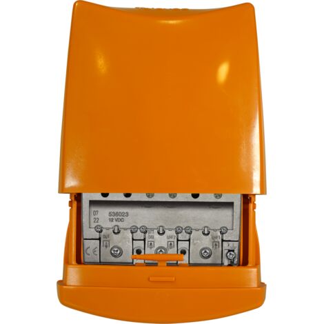 Amplificatore Televes Per Antenna TV - Basso Guadagno, 3 Ingressi, 12V, Filtro LTE5G, Da Esterno