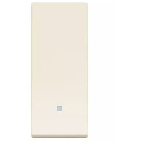 Pulsante 1P NO 10A allineato colore canapa serie Linea vimar 30008.C
