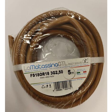 Cavo Elettrico Per Auto FLRY-B 2,5 Mm², 10 Metri, Colore Marrone: Rame Puro, Resistente A Olio E Carburante, Made In Germany, Per Restauro E Riparazioni