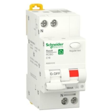 Interruttore Magnet. Differ. 1P+Nc 16A30Ma A 2M ( Schneider Cod. R9D61616 )