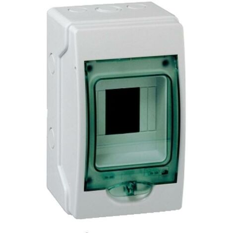 Centralino parete schneider electric kaedra ip65 1 fila di 4 moduli - 10312