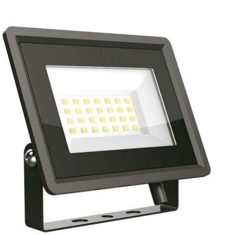 Faro Proiettore Led 20W Nero da Esterno IP65 Bianco Naturale 4000K