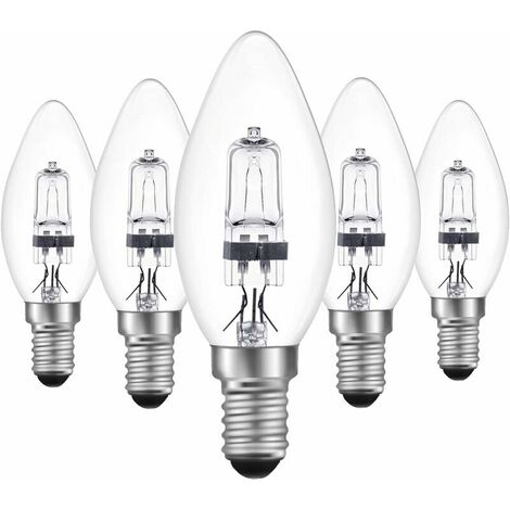 Lot de 3 lampes bougie LED E14 dimmables B35 5W 380lm 2700K