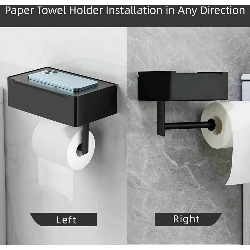Papier hygiénique de stockage d'organisateur  Papier de stockage de support  de rouleau de toilette-auto-adhésif-Aliexpress